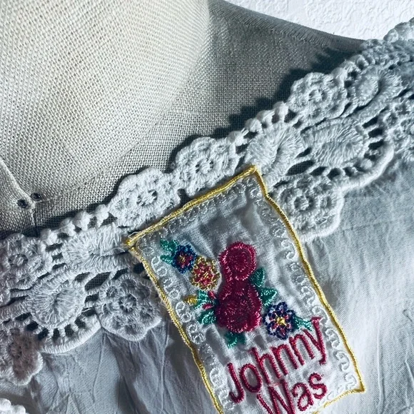 Johnny Was Lace Tank Tunic Size M - Picture 3 of 4